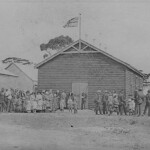 Opening of the Nyabing Town Hall c1919-20, courtesy of Ron Barrett (nee Charsley) Home