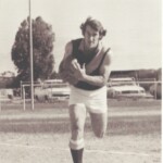 Keith’s 150th game on the 14th July 1973 in his #23 green and gold jumper Charsley family